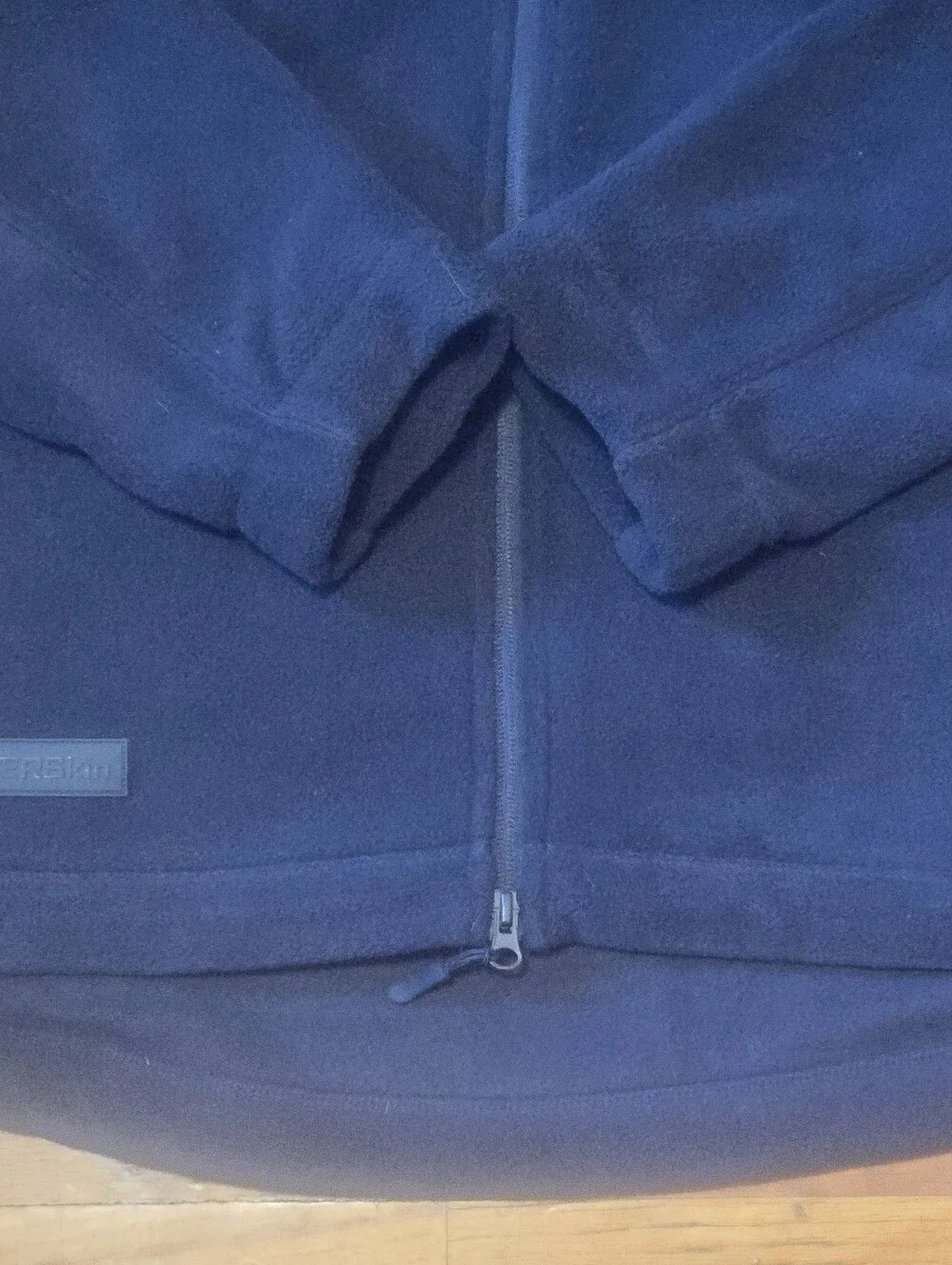 Bearskin Tactical Hoodie 4.0 Mens Blue Full Zip Fleece Sweatshirt Jacket- XL